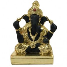 Ganesha Idol (Terracotta-Gold Plated)